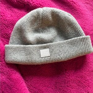 Acne Studios Gray Knit Beanie